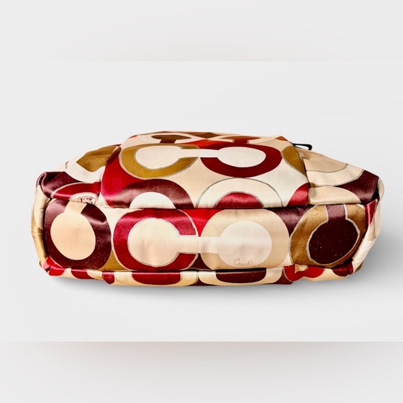 COACH Madison Graphic Op Art Metallic Isabelle Bag - Picture 9 of 9